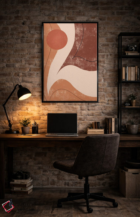 تابلو مینیمال اشکال抽象ی ۲ اثر ایتس فانی هو - D5B