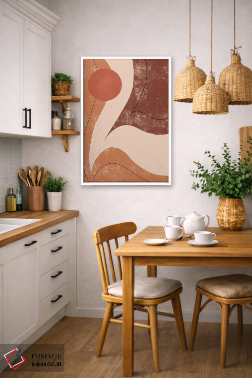 تابلو مینیمال اشکال抽象ی ۲ اثر ایتس فانی هو - D6W