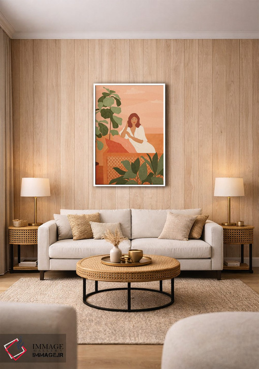 تابلو مدرن تیفانی اثر ایتس فانی هو - D1W