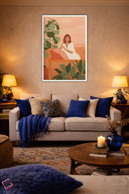 تابلو مدرن تیفانی اثر ایتس فانی هو - D2W