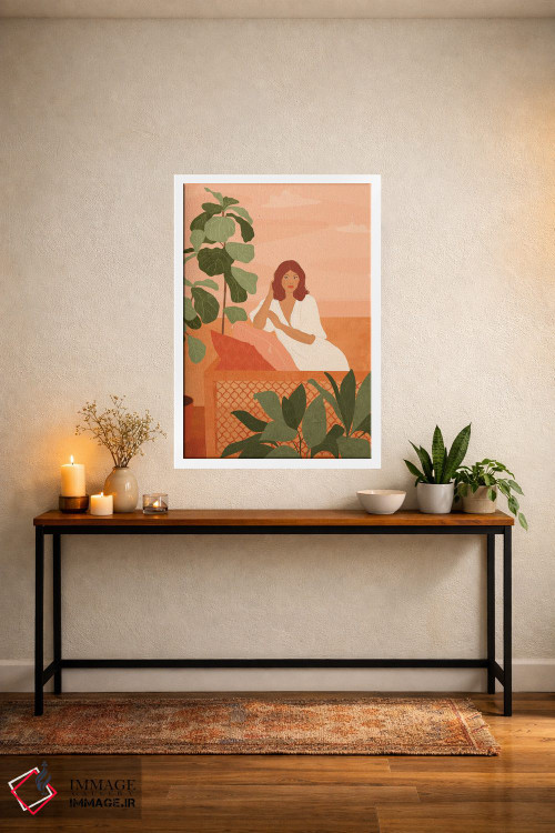 تابلو مدرن تیفانی اثر ایتس فانی هو - D3W