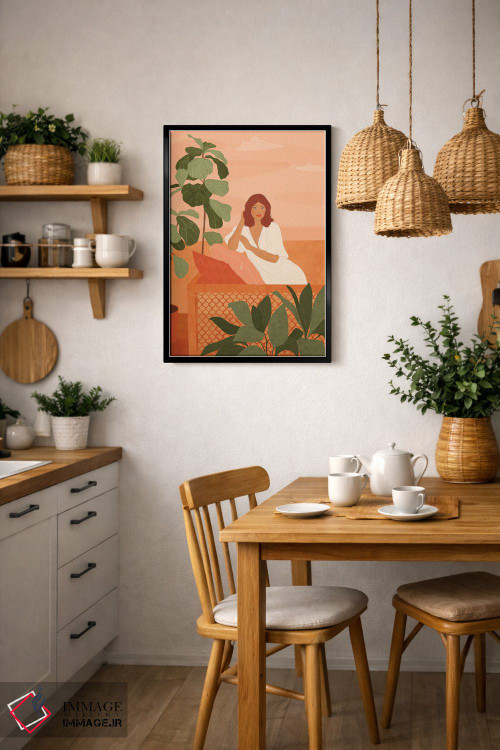 تابلو مدرن تیفانی اثر ایتس فانی هو - D5B