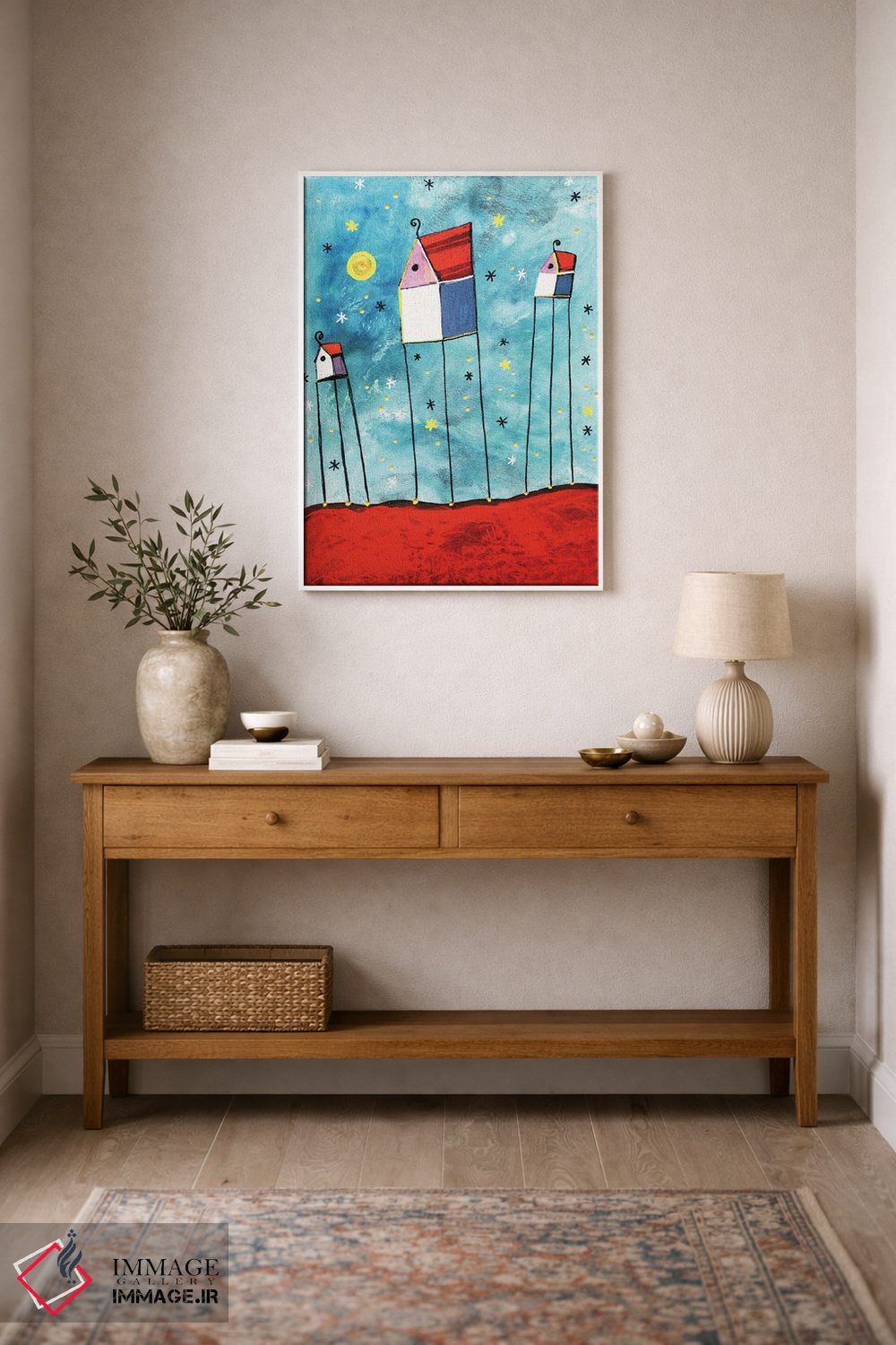 تابلو دکوراتیو می توانیم بالاتر برویم اثر ایرنه گولاندریس - D1W