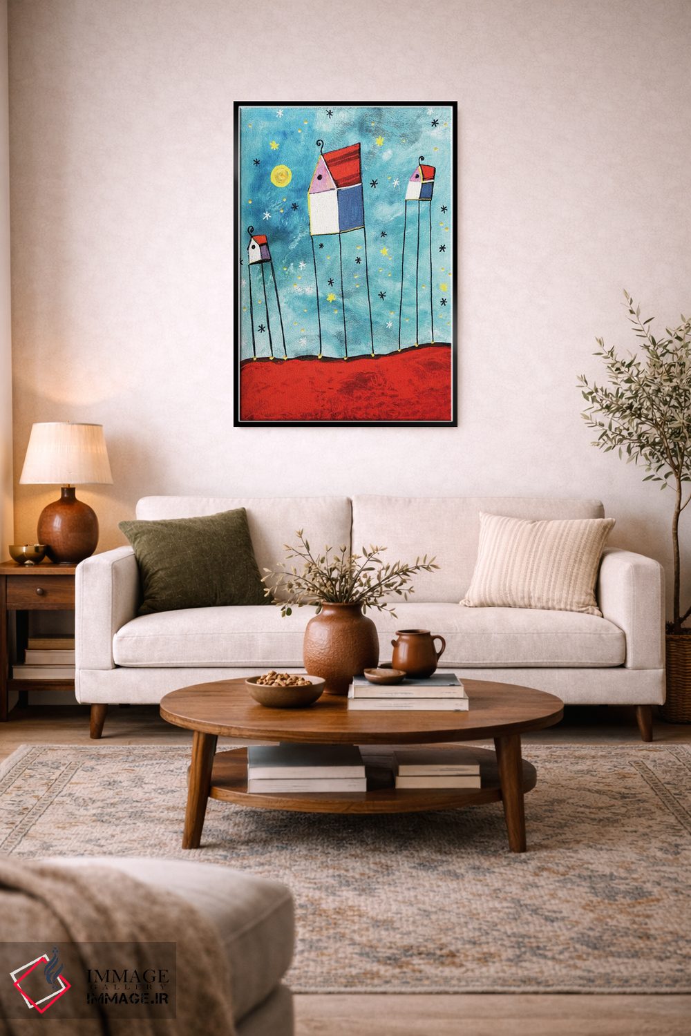 تابلو دکوراتیو می توانیم بالاتر برویم اثر ایرنه گولاندریس - D4B