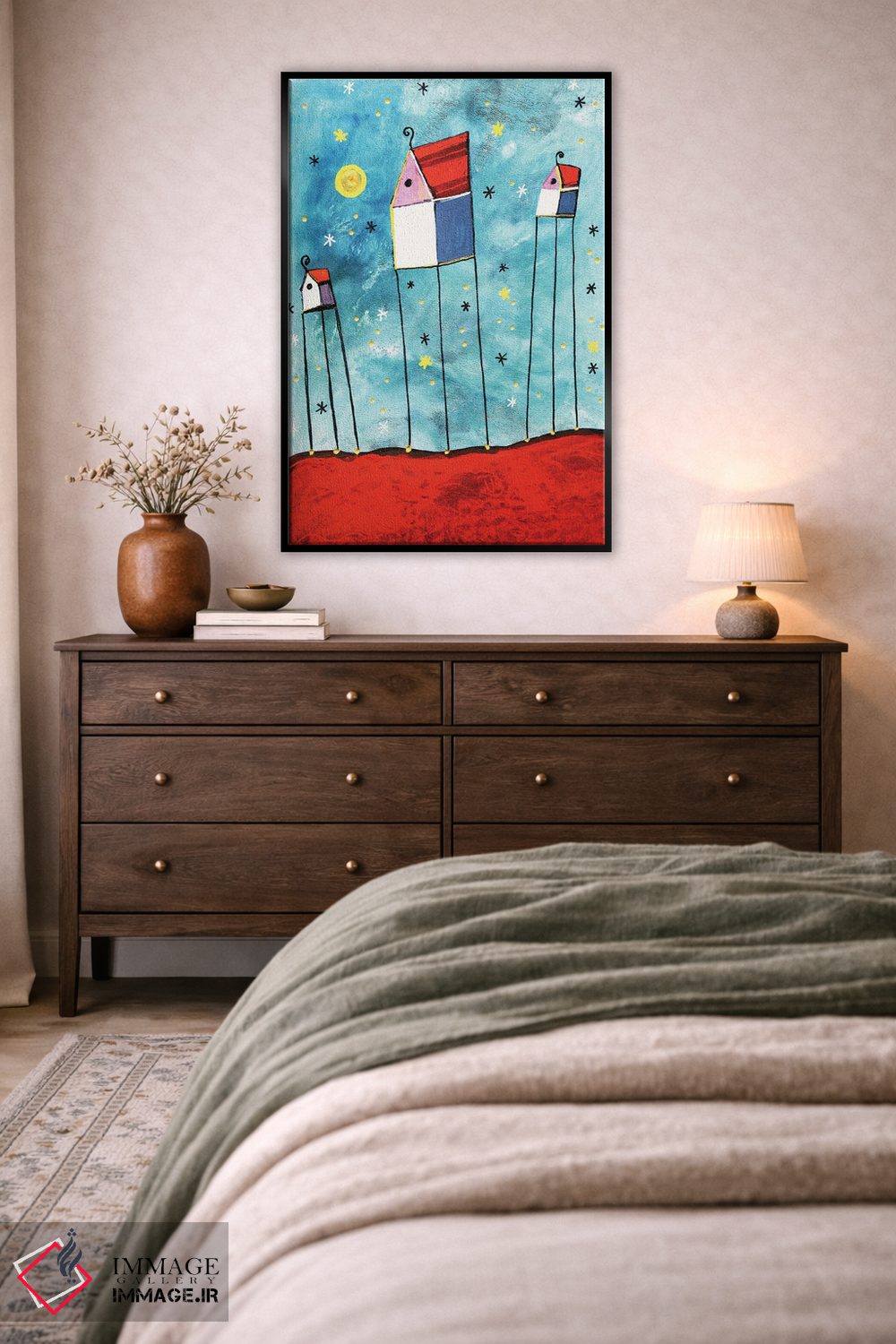 تابلو دکوراتیو می توانیم بالاتر برویم اثر ایرنه گولاندریس - D5B