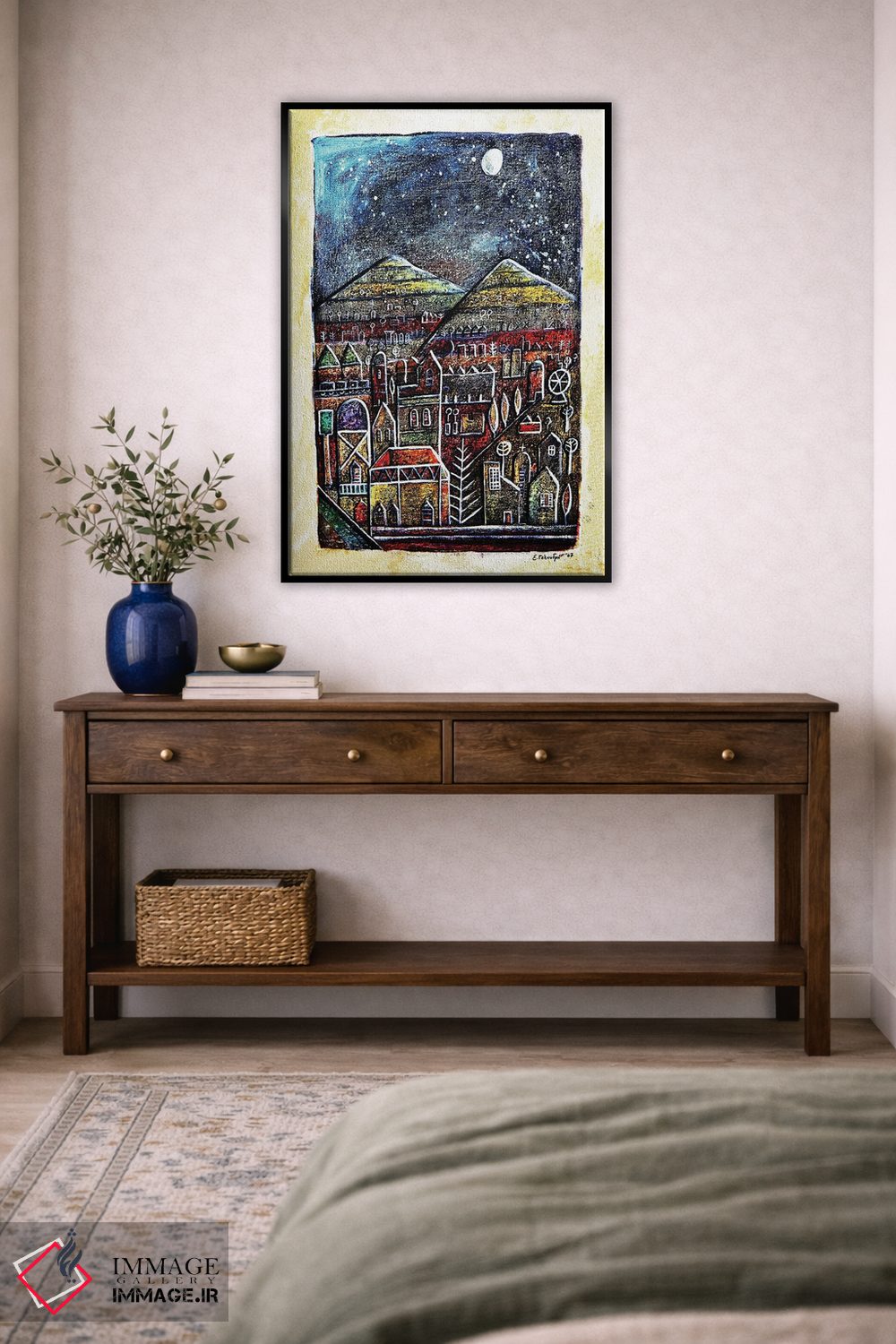 تابلو دکوراتیو شهر抽象ی اثر ایرنه گولاندریس - D5B