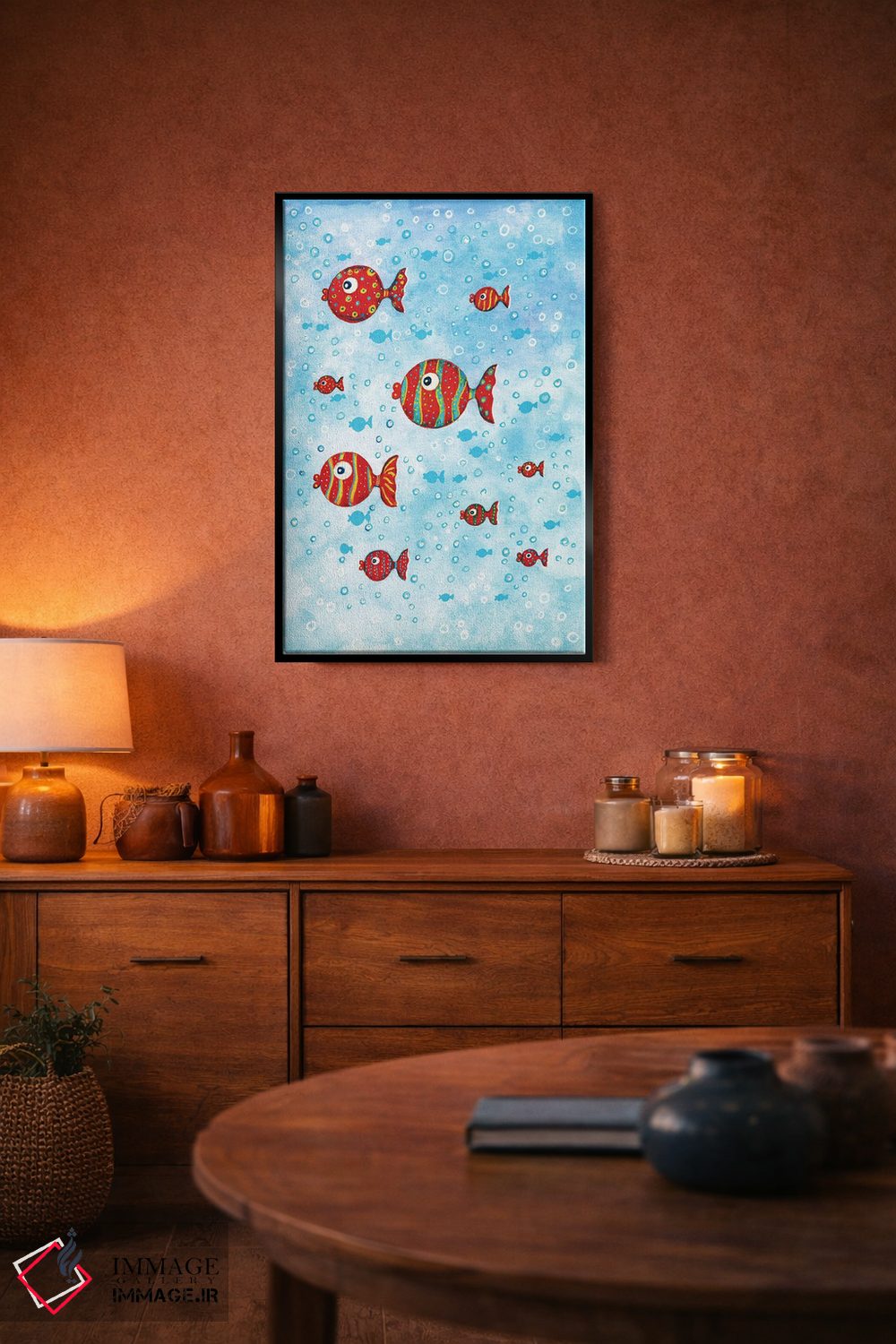 تابلو دکوراتیو ماهی اثر ایرنه گولاندریس - D4B