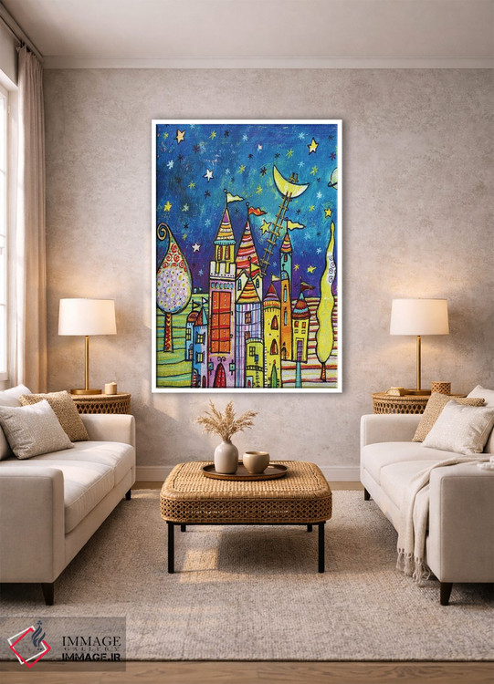تابلو دکوراتیو سرزمین جادویی اثر ایرنه گولاندریس - D1W