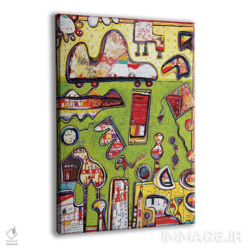 تابلو دکوراتیو اسباب بازی کودکان اثر ایرنه گولاندریس - نمای پرسپکتیو محصول