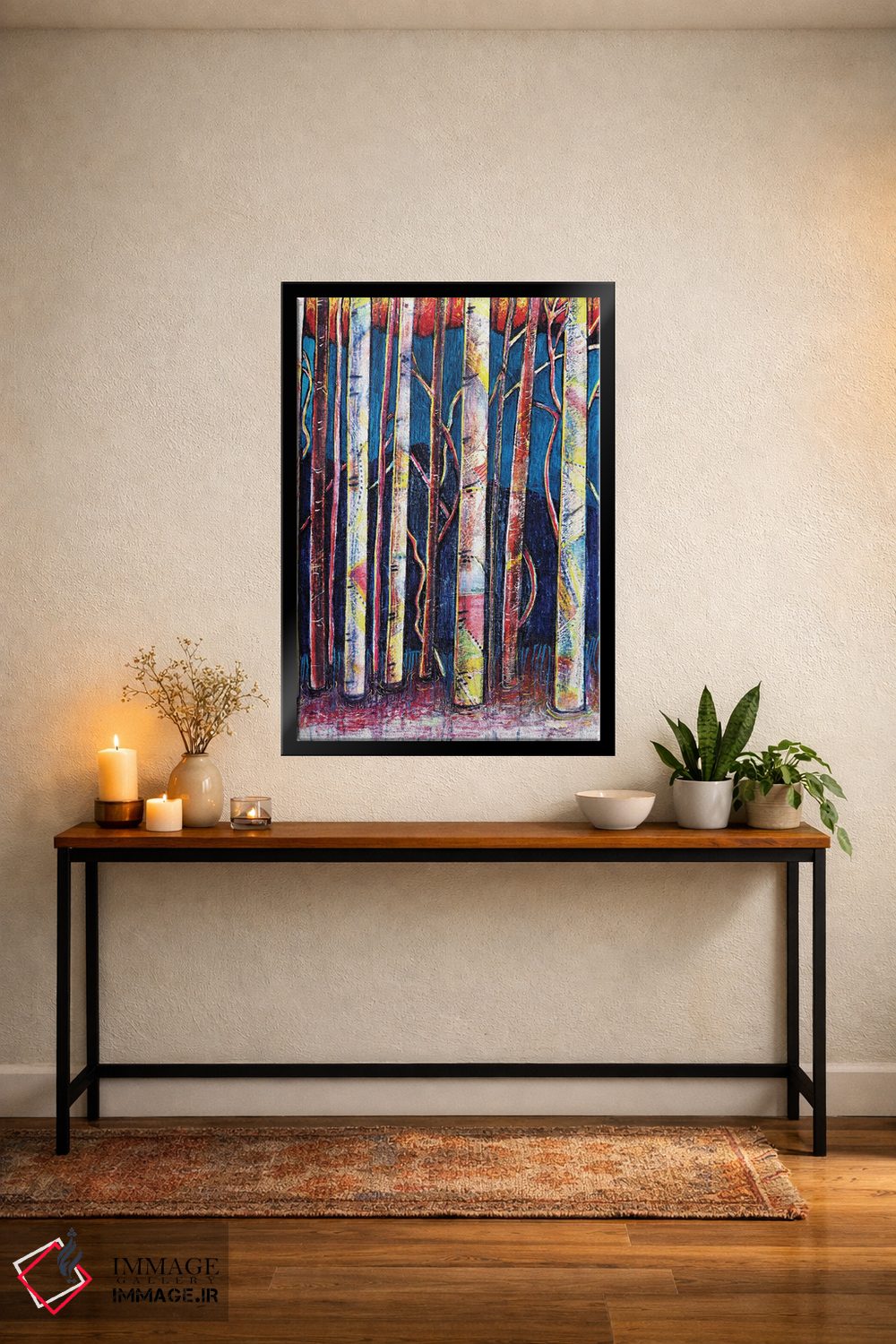 تابلو دکوراتیو جنگل اثر ایرنه گولاندریس - D4B