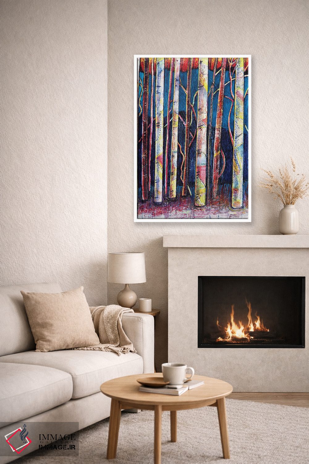 تابلو دکوراتیو جنگل اثر ایرنه گولاندریس - D6W