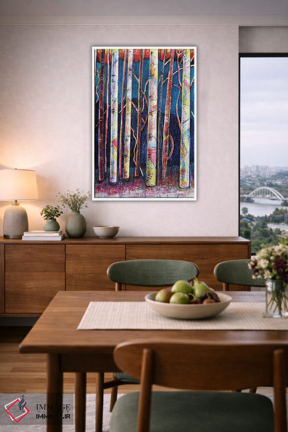 تابلو دکوراتیو جنگل اثر ایرنه گولاندریس - D5W