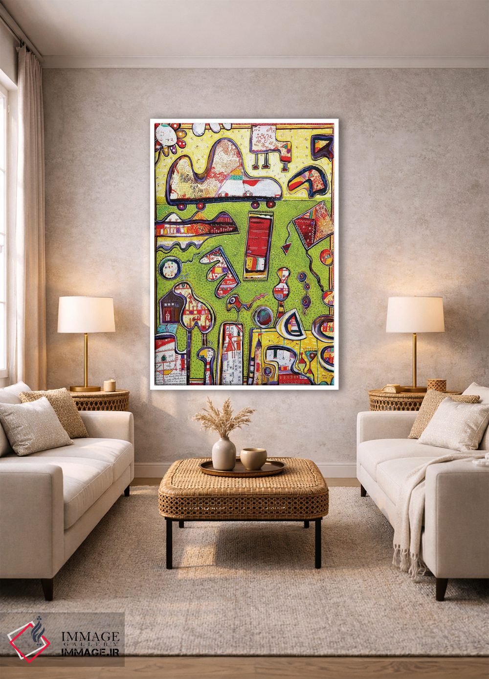 تابلو دکوراتیو اسباب بازی کودکان اثر ایرنه گولاندریس - D1W