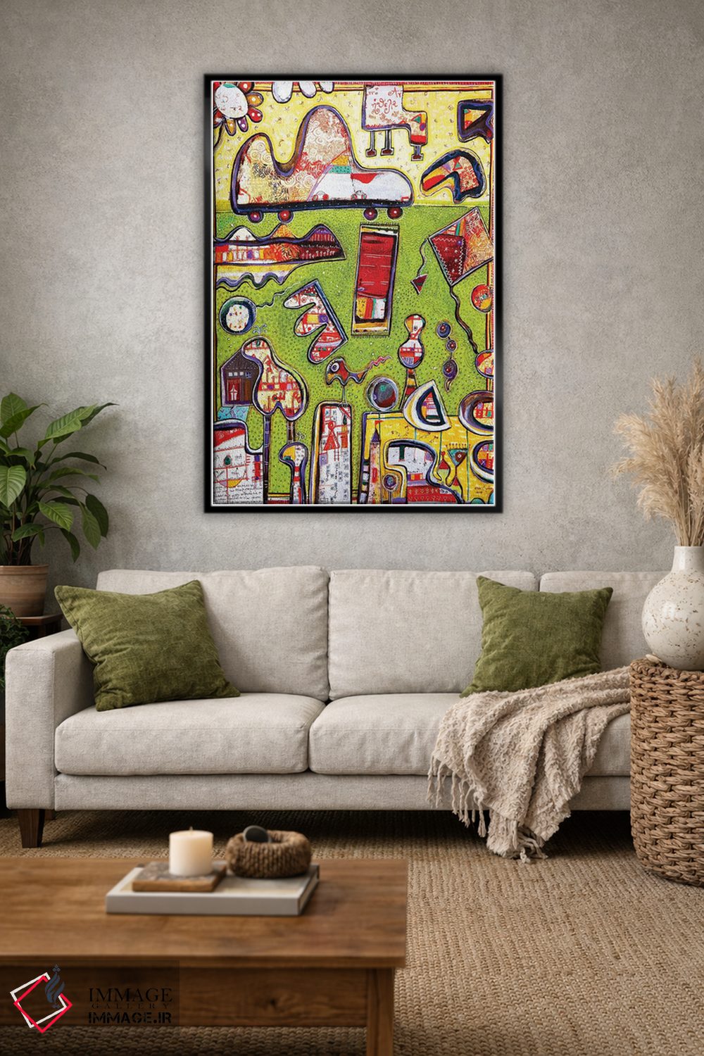 تابلو دکوراتیو اسباب بازی کودکان اثر ایرنه گولاندریس - D2B