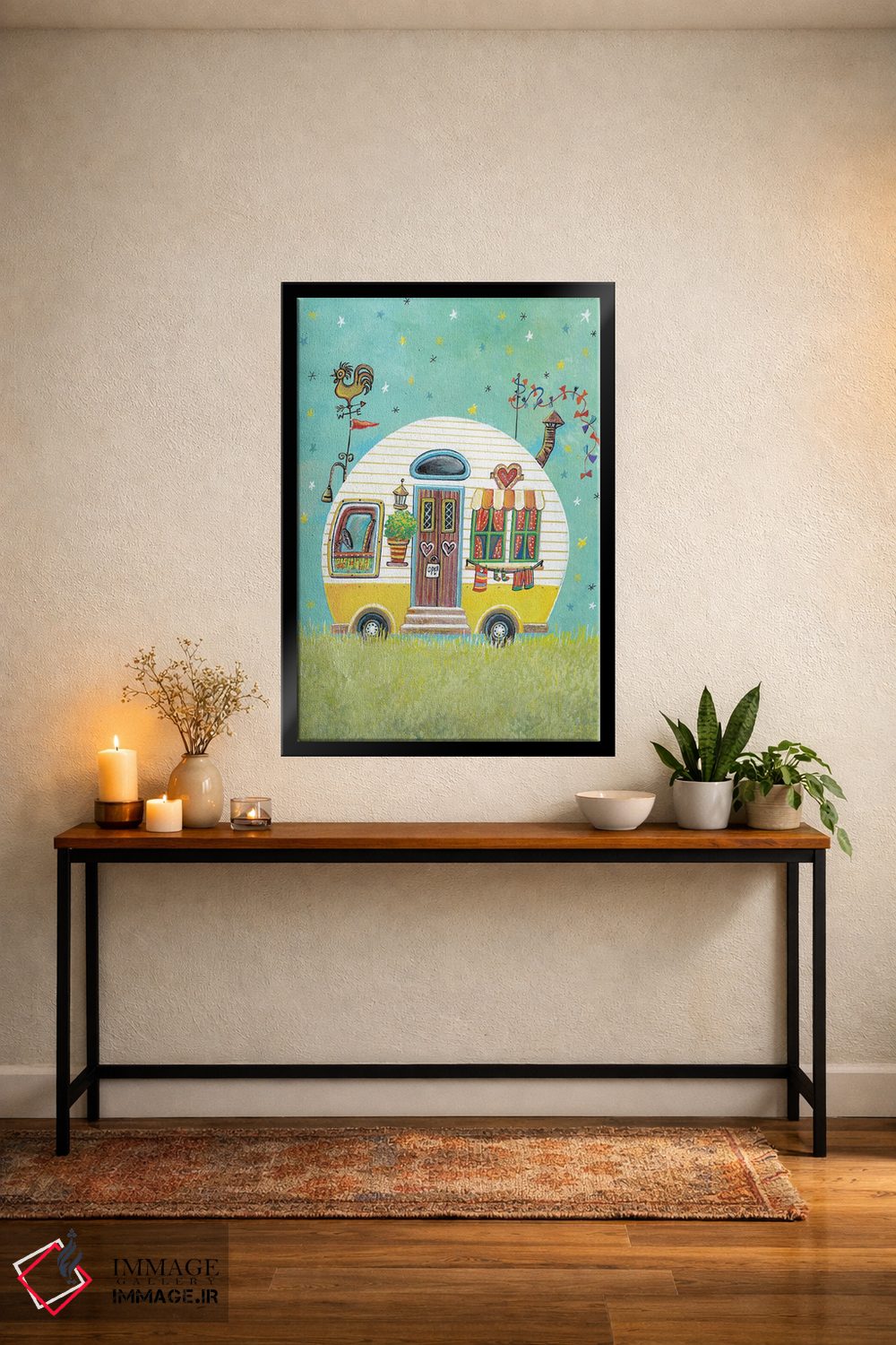 تابلو دکوراتیو خانه خودرو اثر ایرنه گولاندریس - D5B