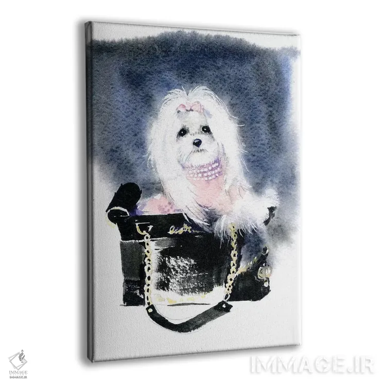 تابلو دکوراتیو سگ اثر مارینا ایگناتووا - نمای پرسپکتیو محصول