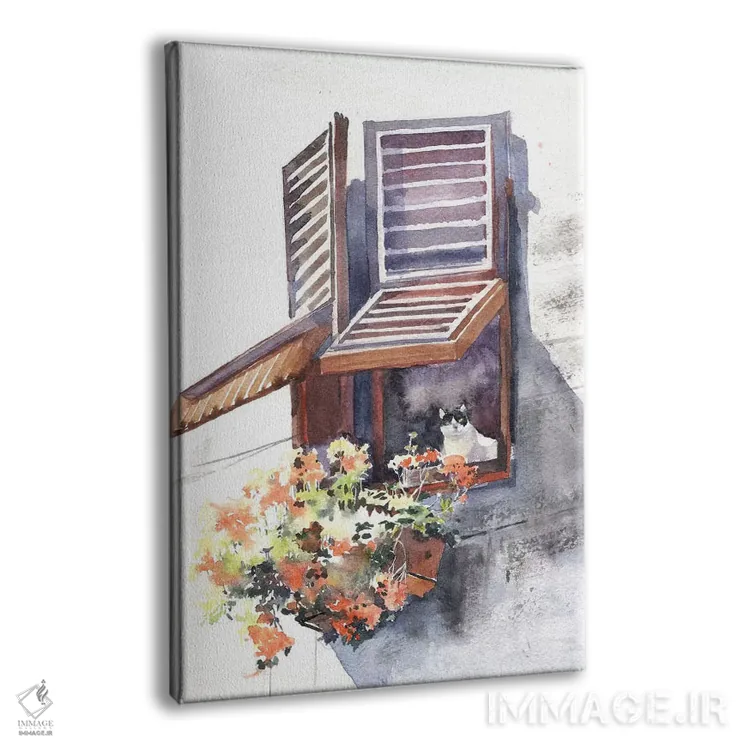 تابلو دکوراتیو قصه های شهر اثر مارینا ایگناتووا - نمای پرسپکتیو محصول