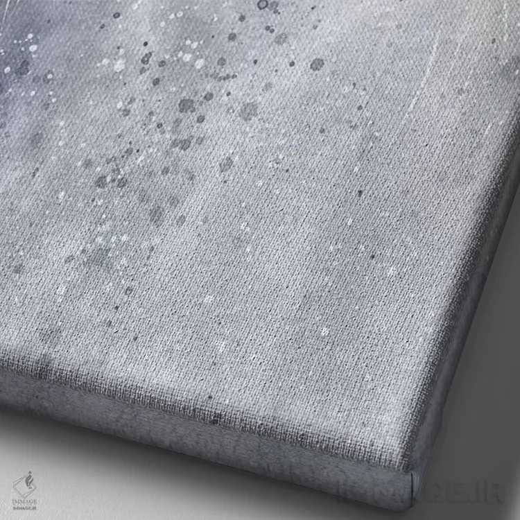 تابلو دکوراتیو گربه کنار پنجره اثر مارینا ایگناتووا - نمای نزدیک بافت بوم