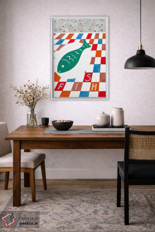 تابلو دکوراتیو جشن ماهی ها اثر ایرنه گولاندریس - D2W