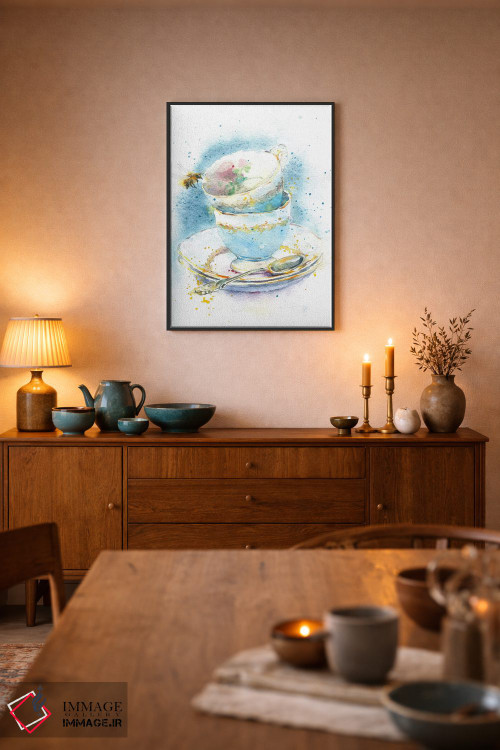 تابلو دکوراتیو پس از مهمانی چای اثر مارینا ایگناتووا - D6B