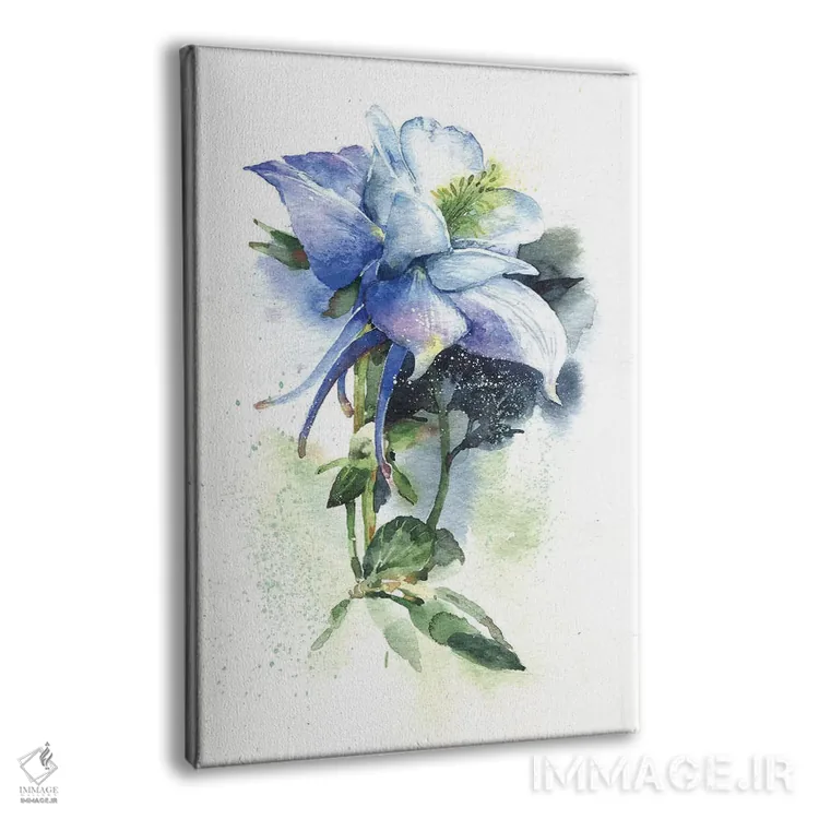 تابلو دکوراتیو شقایق کوهی اثر مارینا ایگناتووا - نمای پرسپکتیو محصول