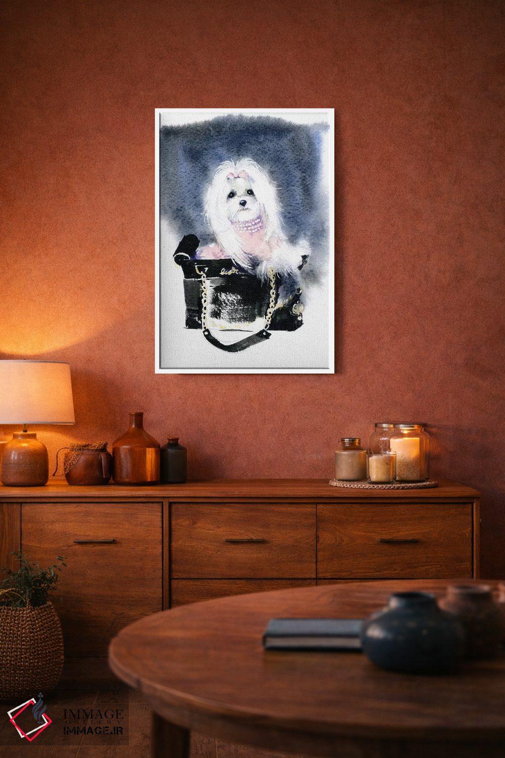 تابلو دکوراتیو سگ اثر مارینا ایگناتووا - D4W