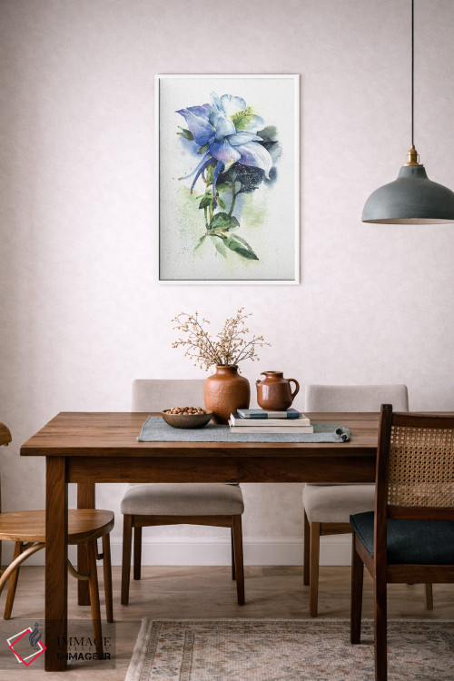 تابلو دکوراتیو شقایق کوهی اثر مارینا ایگناتووا - D6W