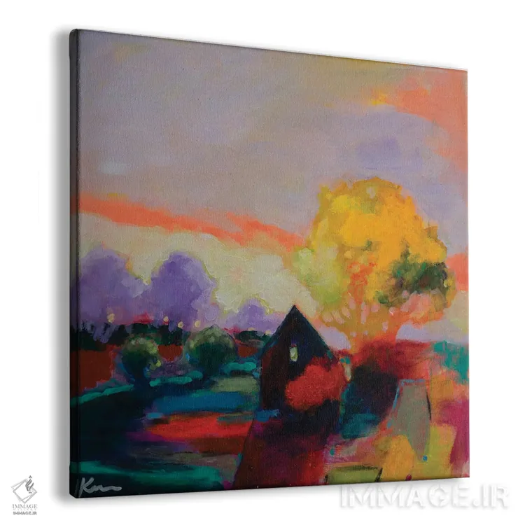 تابلو انتزاعی صلح اثر کری مک کیب - نمای پرسپکتیو محصول