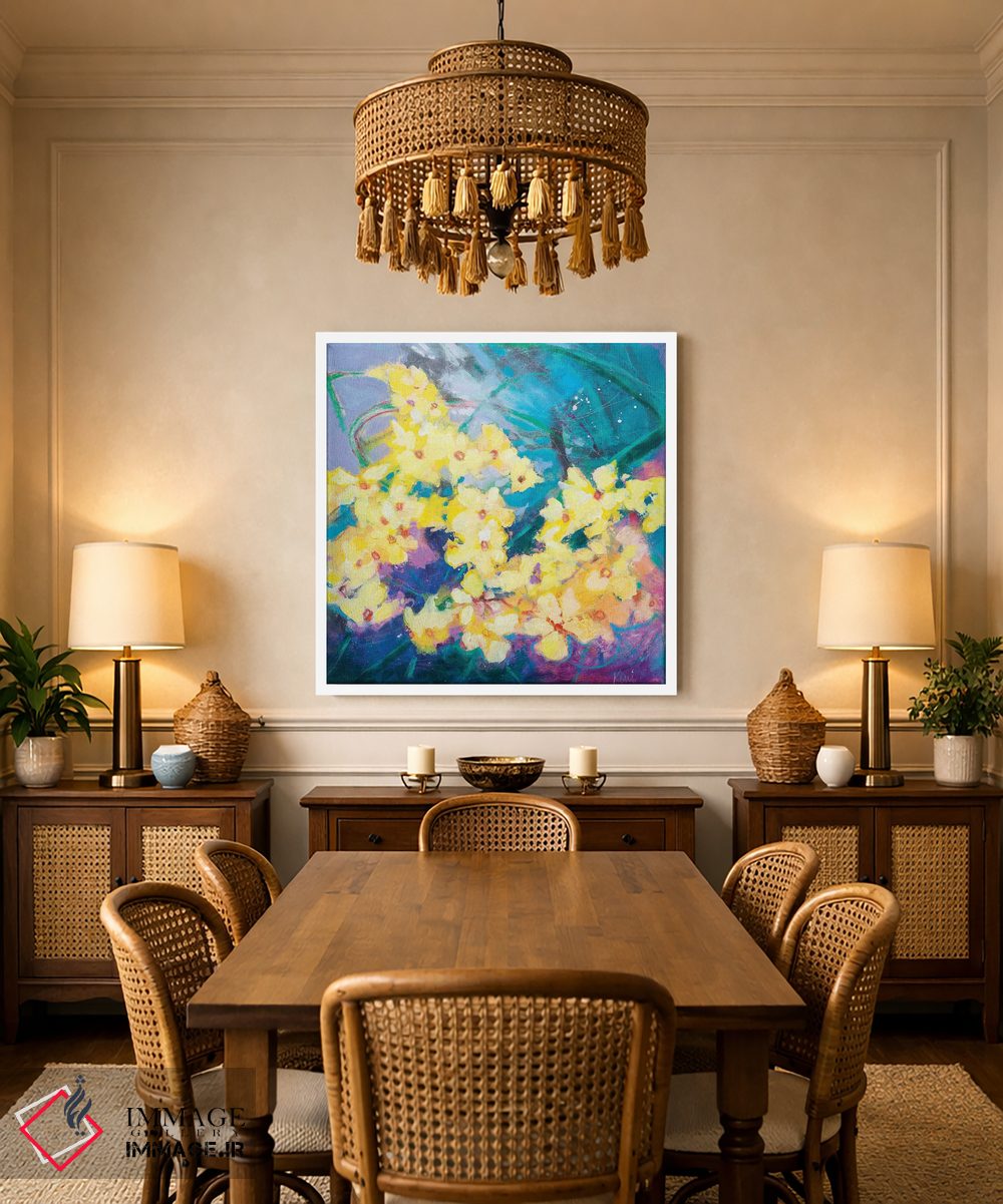 تابلو دکوراتیو طوفان نرگس ها اثر کری مک کیب - D3W