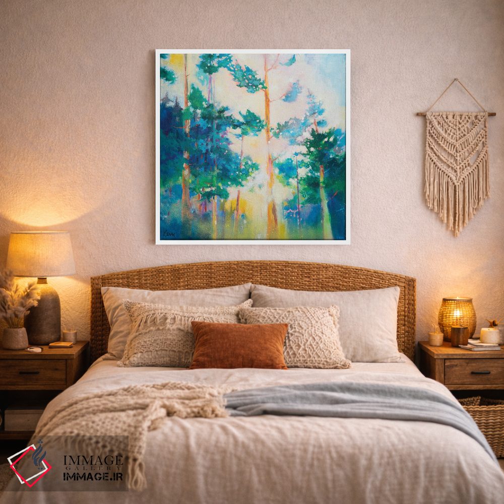 تابلو انتزاعی راهی از میان درختان ساختن اثر کری مک کیب - D2W
