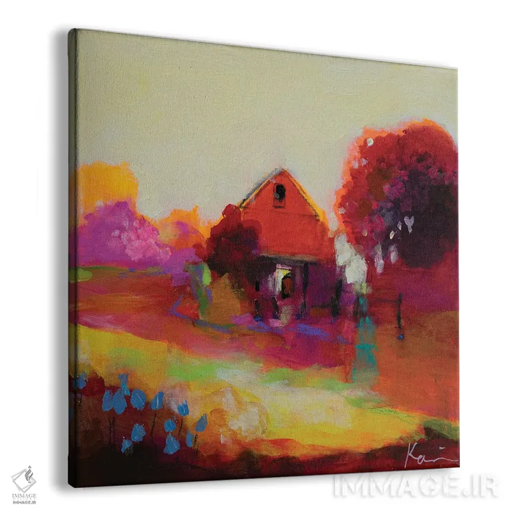 تابلو انتزاعی از در پشتی بیا اثر کری مک کیب - نمای پرسپکتیو محصول