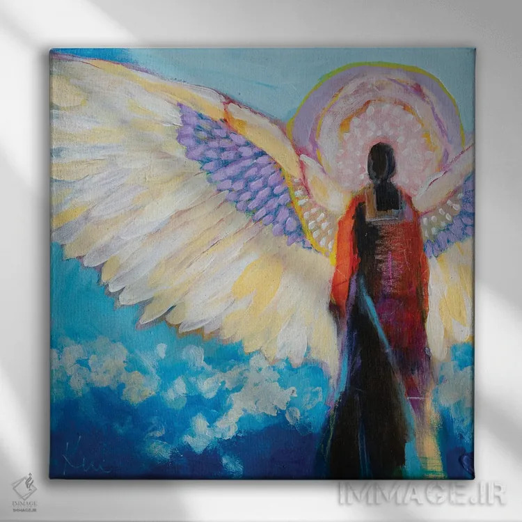 تابلو دکوراتیو بر فراز بلندها اثر کری مک کیب - نمای روبهرو روی دیوار