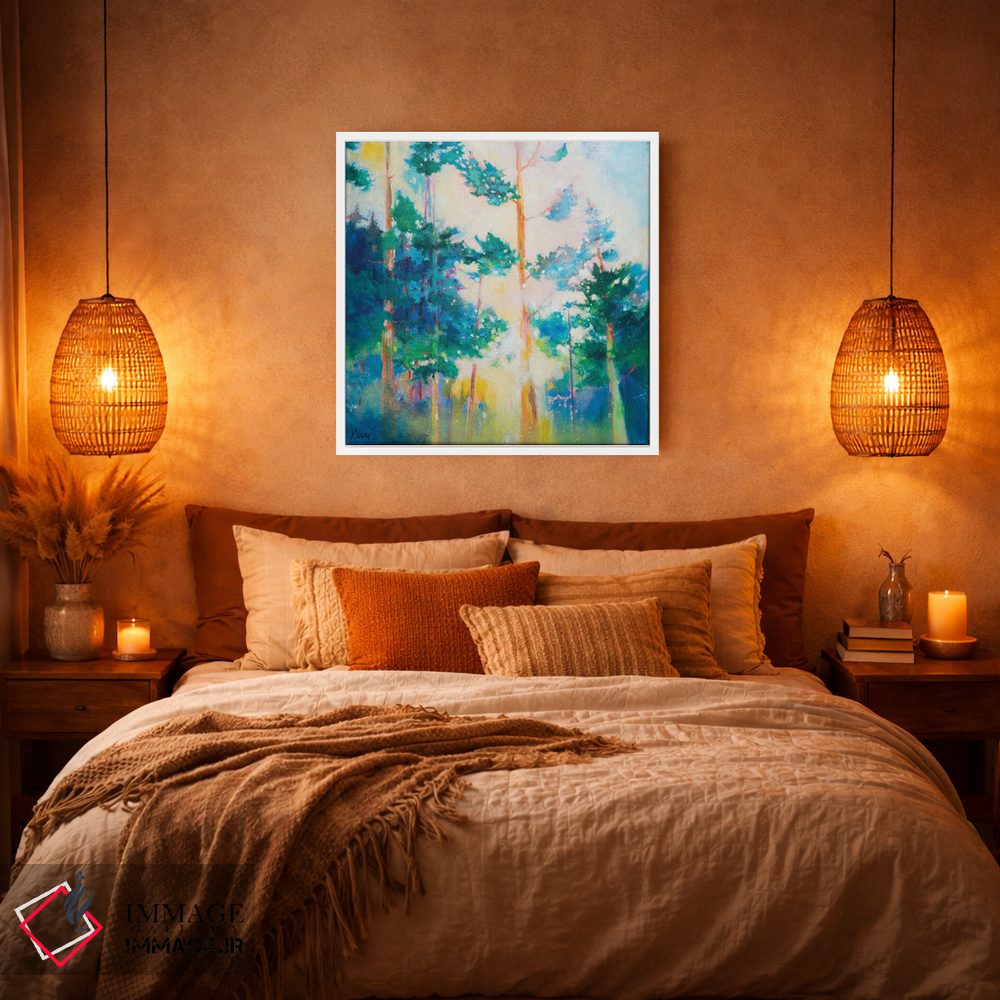 تابلو انتزاعی راهی از میان درختان ساختن اثر کری مک کیب - D4W