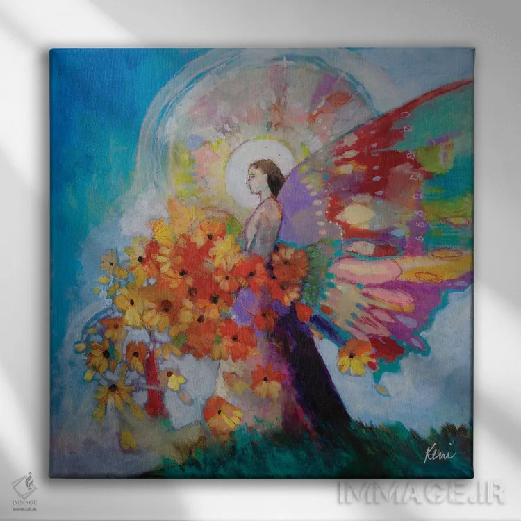 تابلو دکوراتیو هدیه های تابستانی اثر کری مک کیب - نمای روبهرو روی دیوار