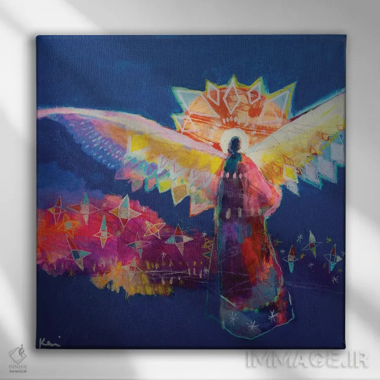 تابلو دکوراتیو مسیر درخشان اثر کری مک کیب - نمای روبهرو روی دیوار