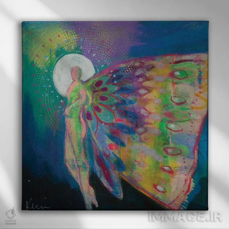 تابلو دکوراتیو برخیز اثر کری مک کیب - نمای روبهرو روی دیوار