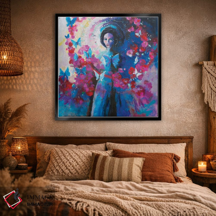 تابلو دکوراتیو در حلقه ای از عشق اثر کری مک کیب - D1B