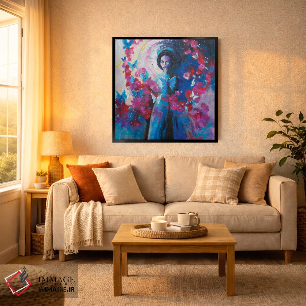 تابلو دکوراتیو در حلقه ای از عشق اثر کری مک کیب - D3B