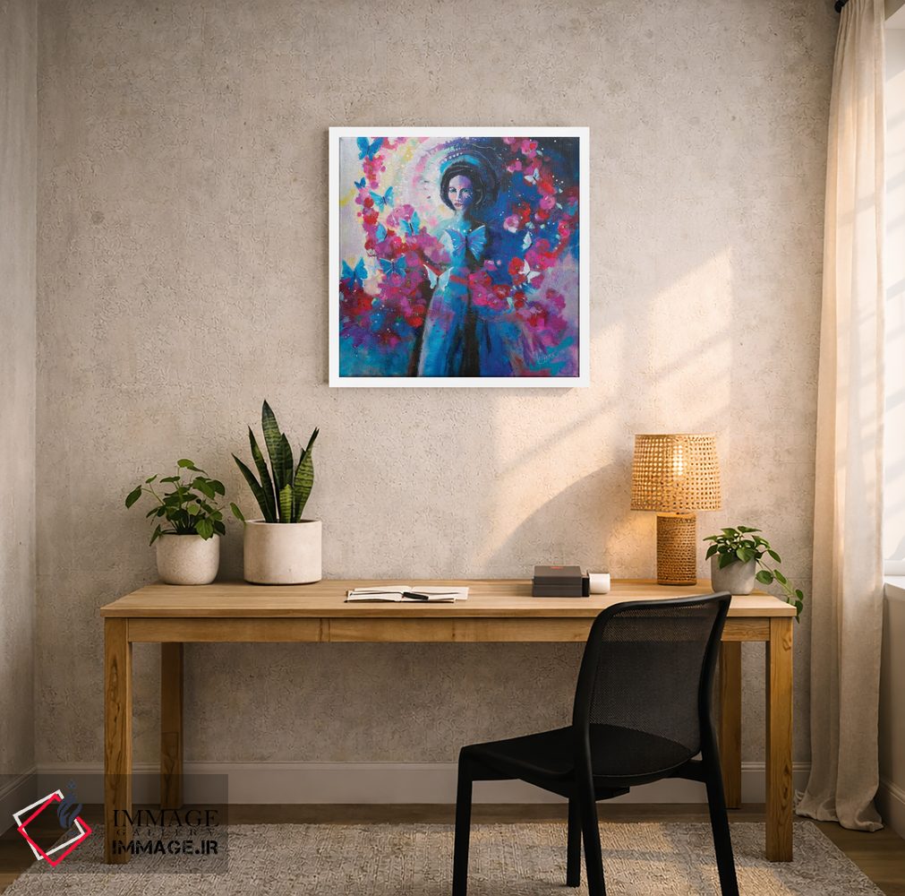 تابلو دکوراتیو در حلقه ای از عشق اثر کری مک کیب - D5W