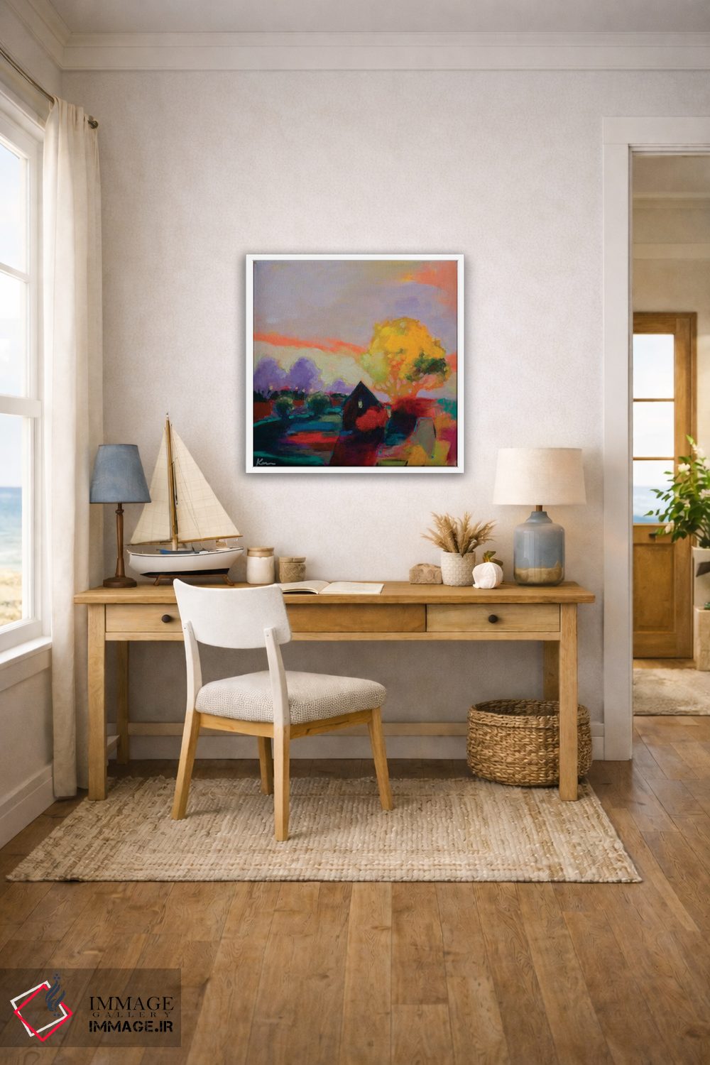 تابلو انتزاعی صلح اثر کری مک کیب - D3W