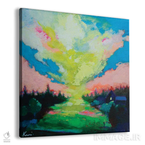 تابلو انتزاعی روز کاملا نو اثر کری مک کیب - نمای پرسپکتیو محصول