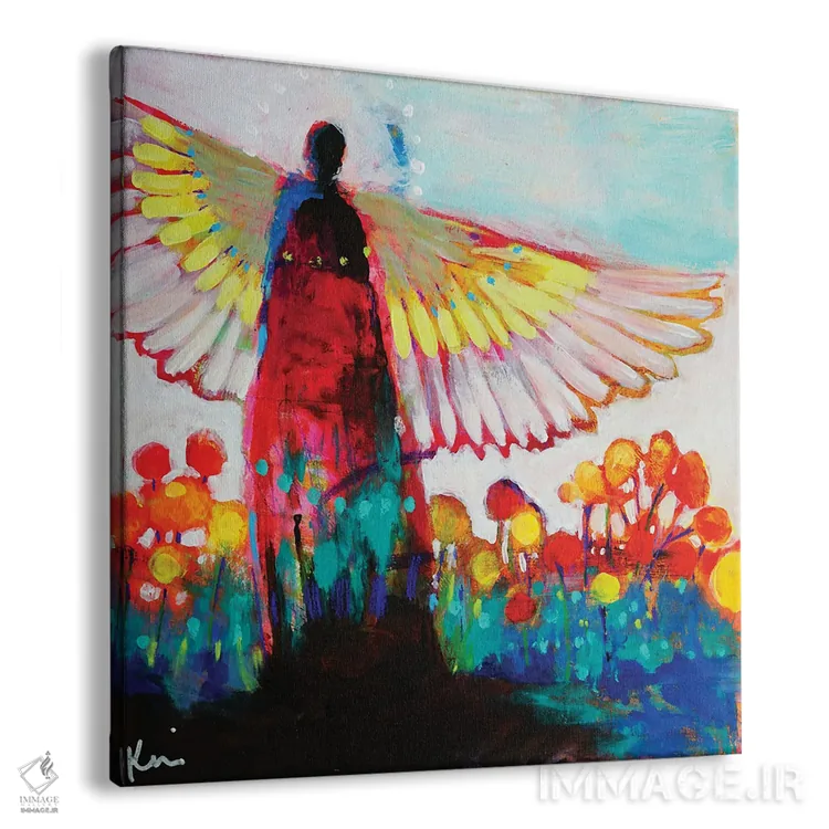 تابلو دکوراتیو آرامش در باغ اثر کری مک کیب - نمای پرسپکتیو محصول