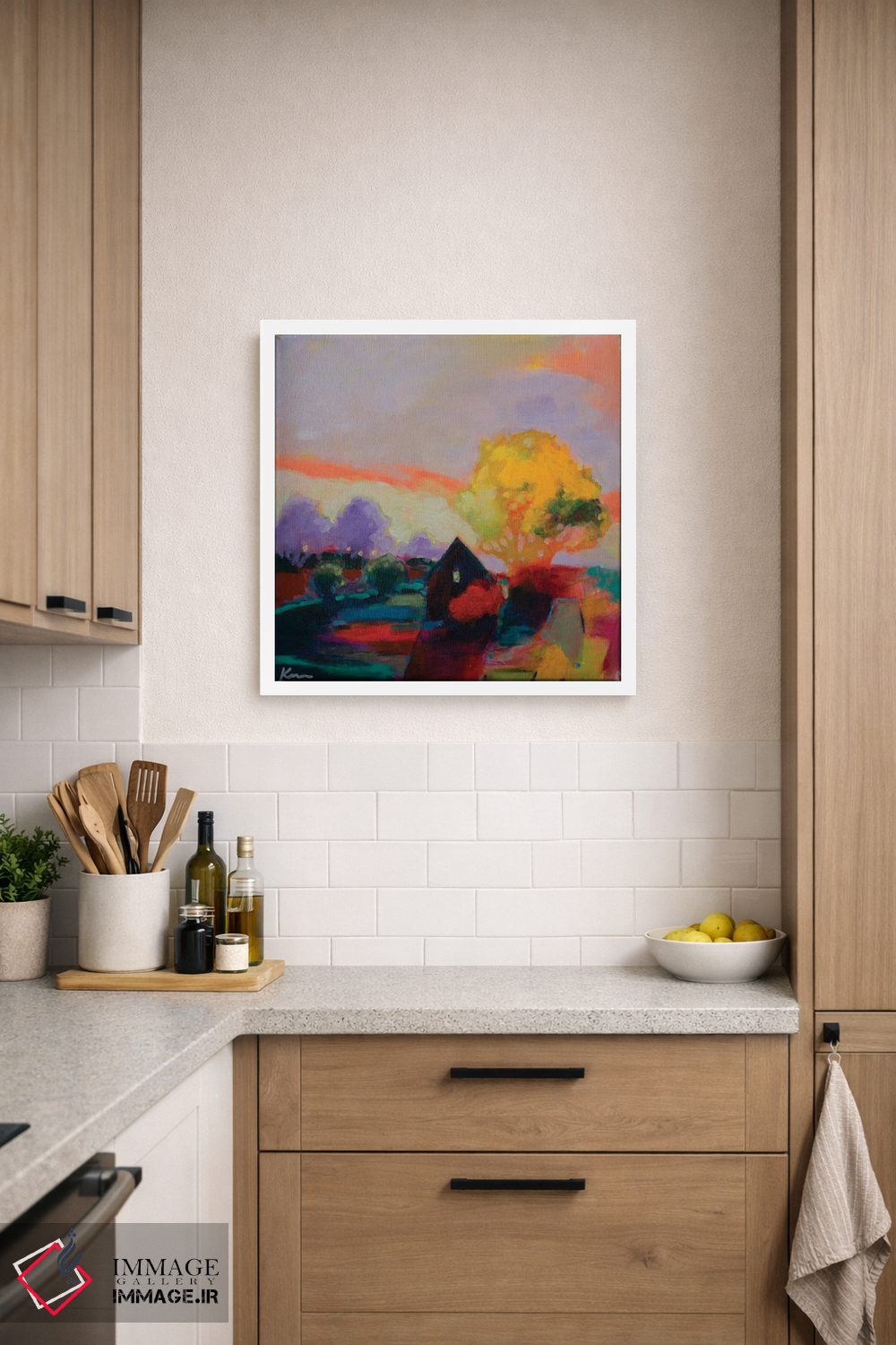 تابلو انتزاعی صلح اثر کری مک کیب - D6W