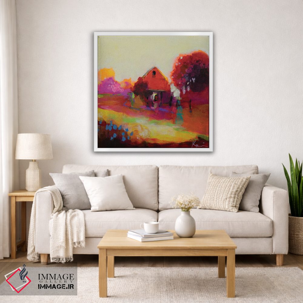 تابلو انتزاعی از در پشتی بیا اثر کری مک کیب - D1W