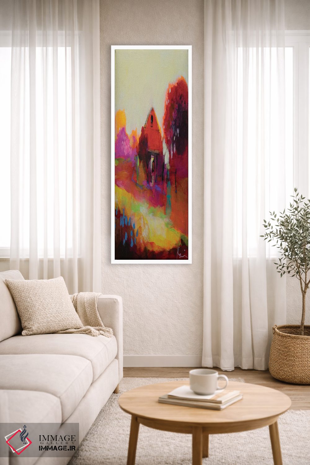 تابلو انتزاعی از در پشتی بیا اثر کری مک کیب - D2W