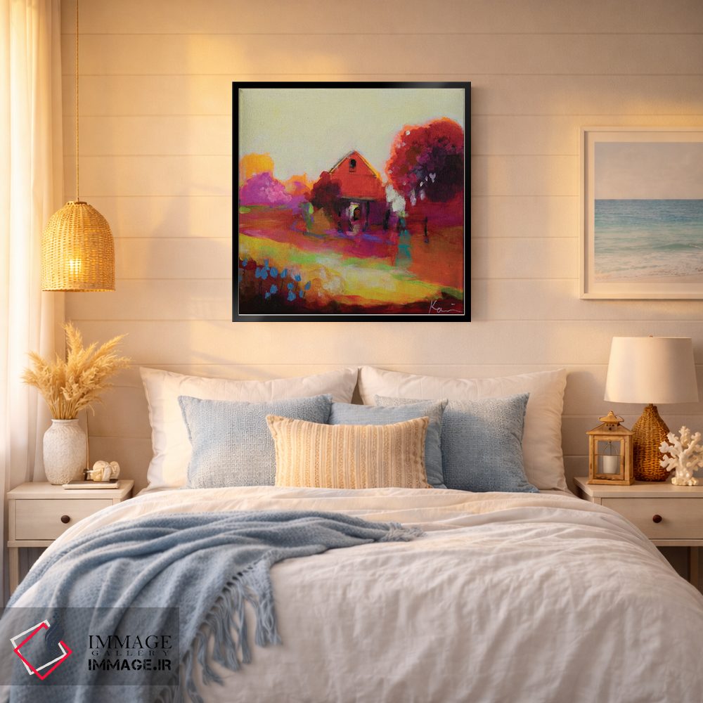 تابلو انتزاعی از در پشتی بیا اثر کری مک کیب - D4B