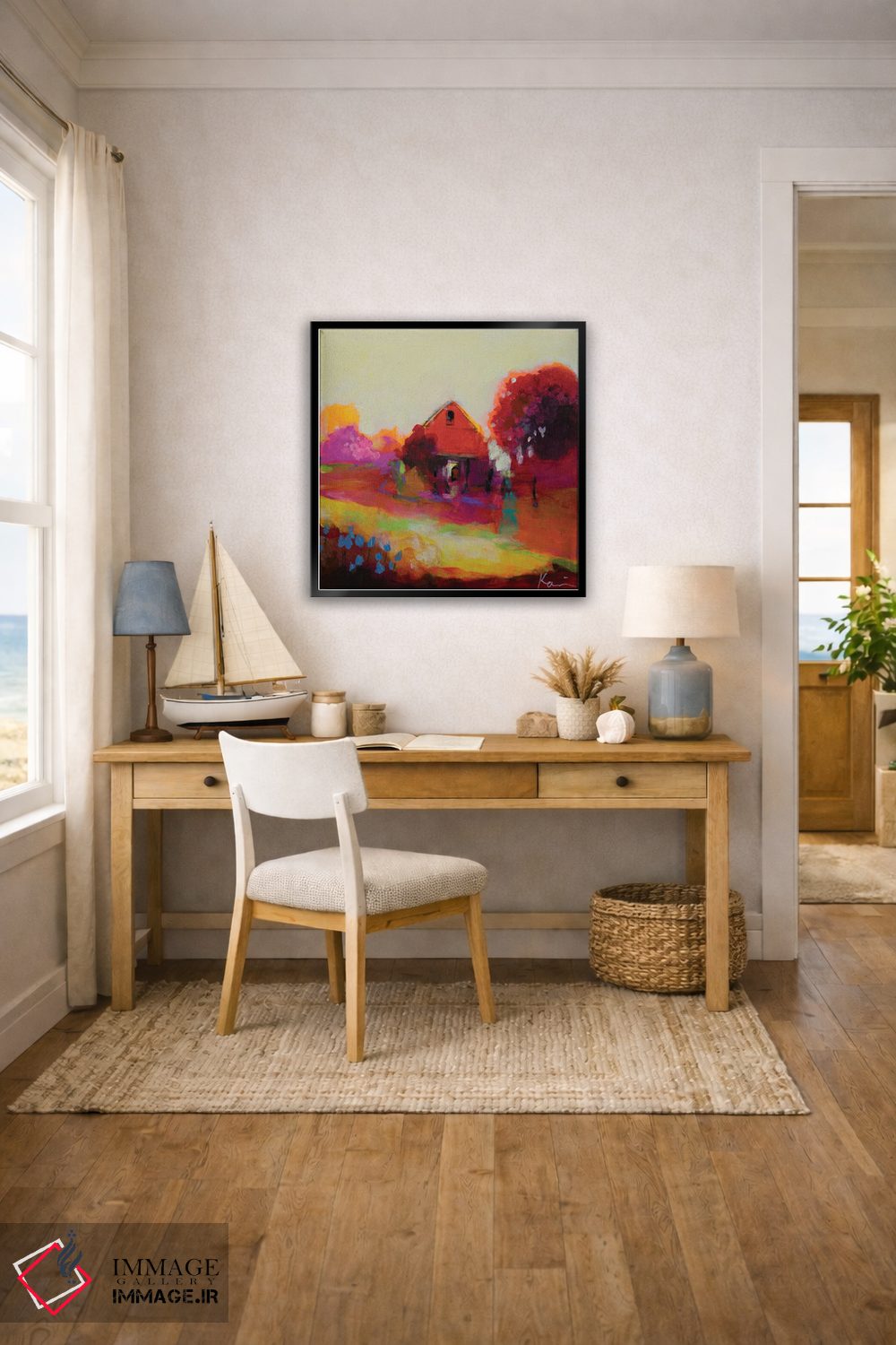 تابلو انتزاعی از در پشتی بیا اثر کری مک کیب - D5B