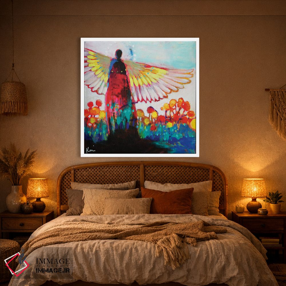 تابلو دکوراتیو آرامش در باغ اثر کری مک کیب - D1W