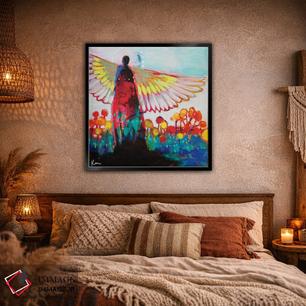 تابلو دکوراتیو آرامش در باغ اثر کری مک کیب - D2B