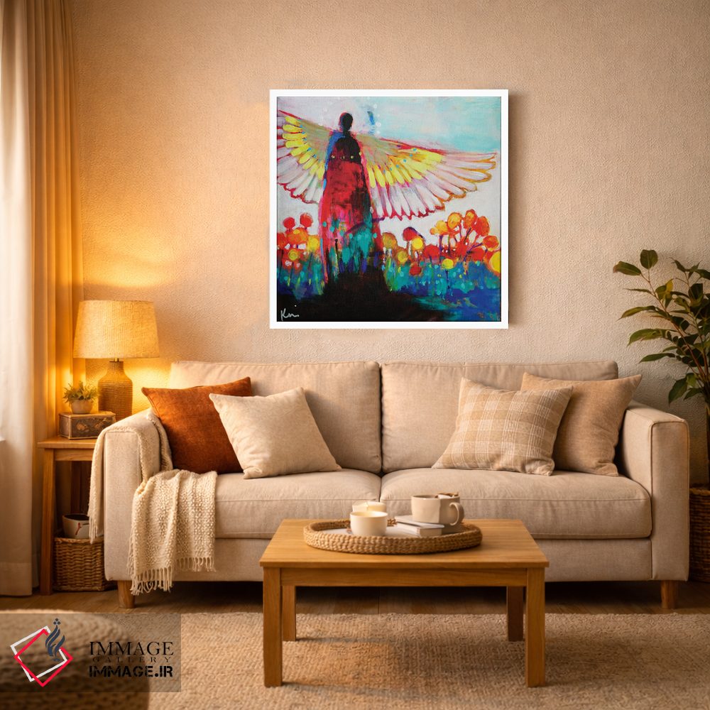 تابلو دکوراتیو آرامش در باغ اثر کری مک کیب - D3W